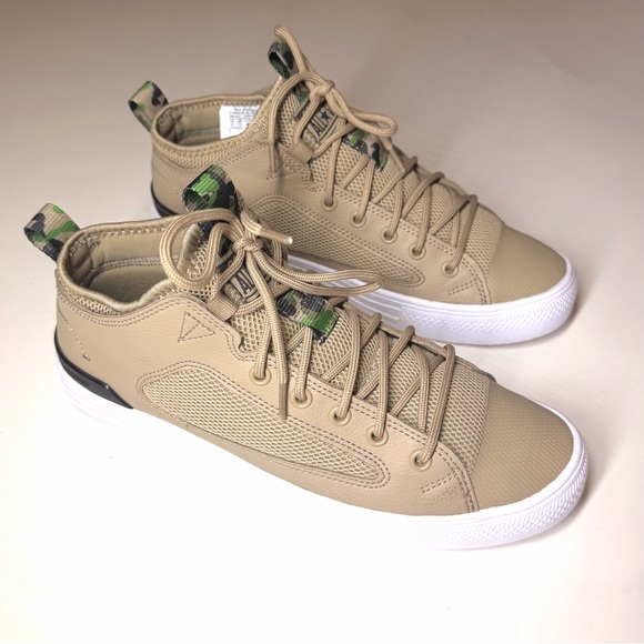 Converse Men’s Chuck Taylor All Star Ultra Low 'Khaki' Sneakers Size- 7 - Picture 5 of 10